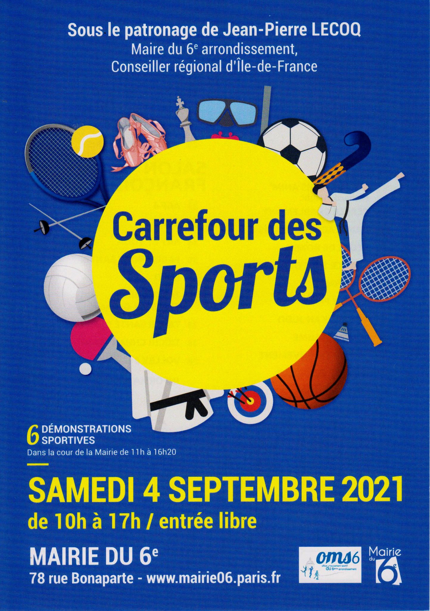 Carrefour des sports 2021 OMS Paris 6e